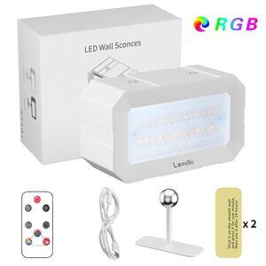 Battery Operated Wall RGB Light Dual Side With Remote Control